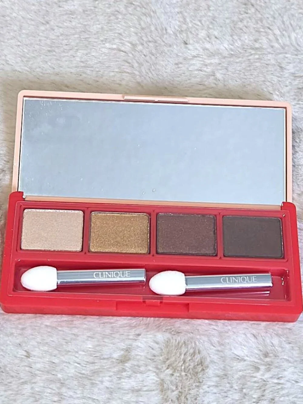 Clinique All About Shadow Quad - NWOB - Daybreak Morning Java Pink Chocolate